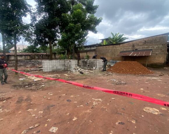 Scene of explosion in Obinwanne Community